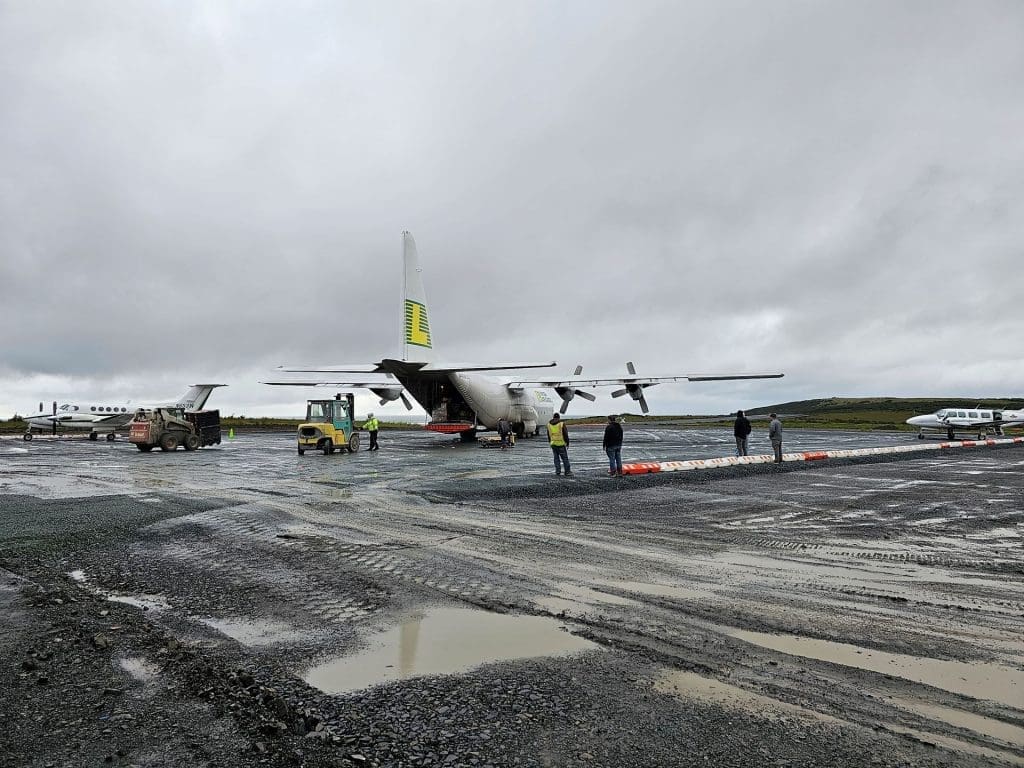 Hercules aircraft services shipping to alaska