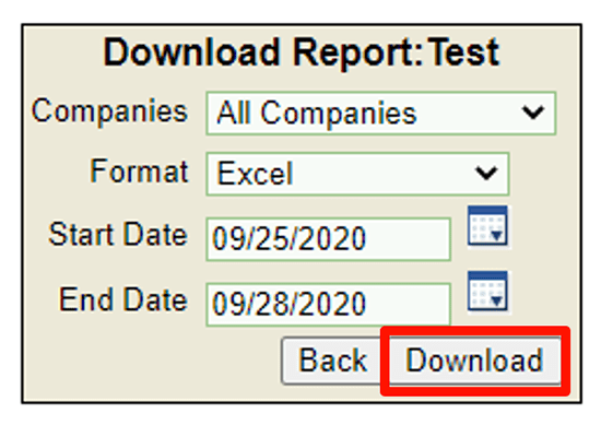 how to download standard reports in EZ Commerce