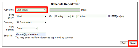 how to schedule your custom report in EZ Commerce