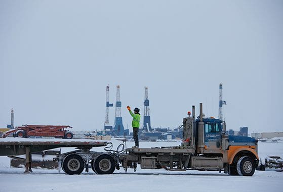 Delivering project cargo in Alaska.