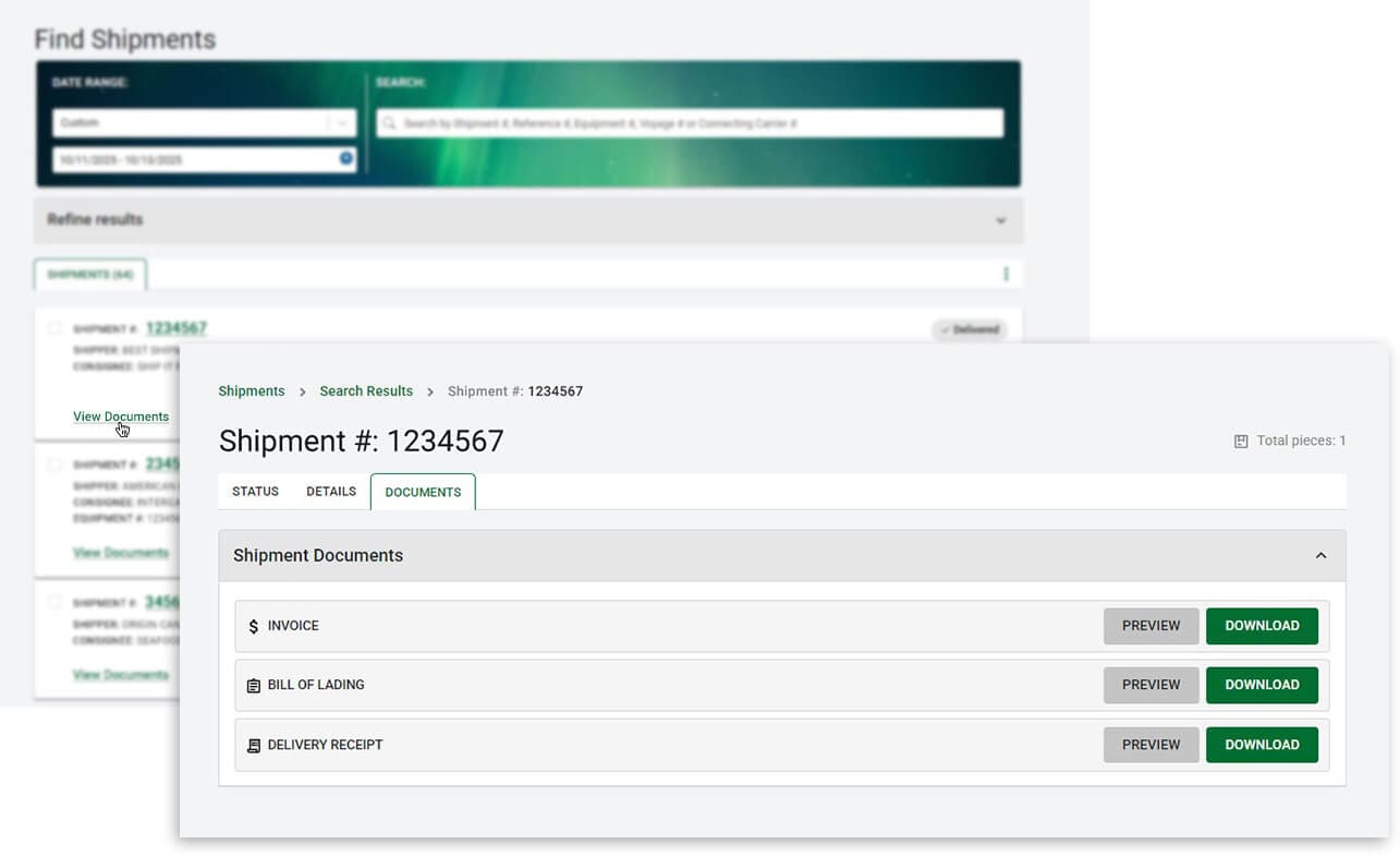 link to documents tab