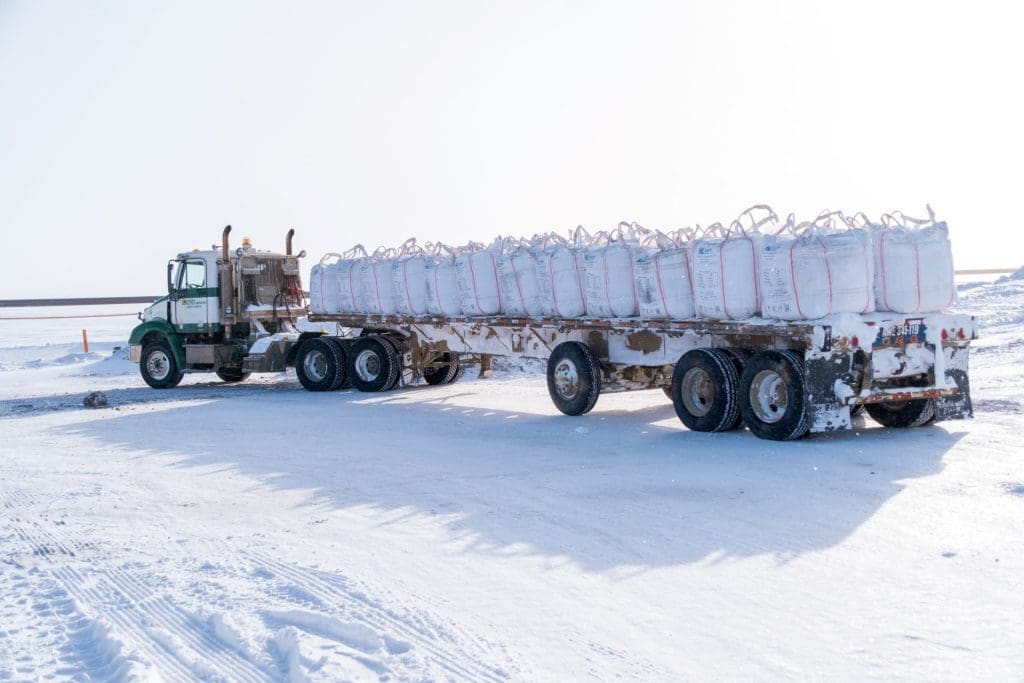 Bulk transportation and logistics on north slope alaska