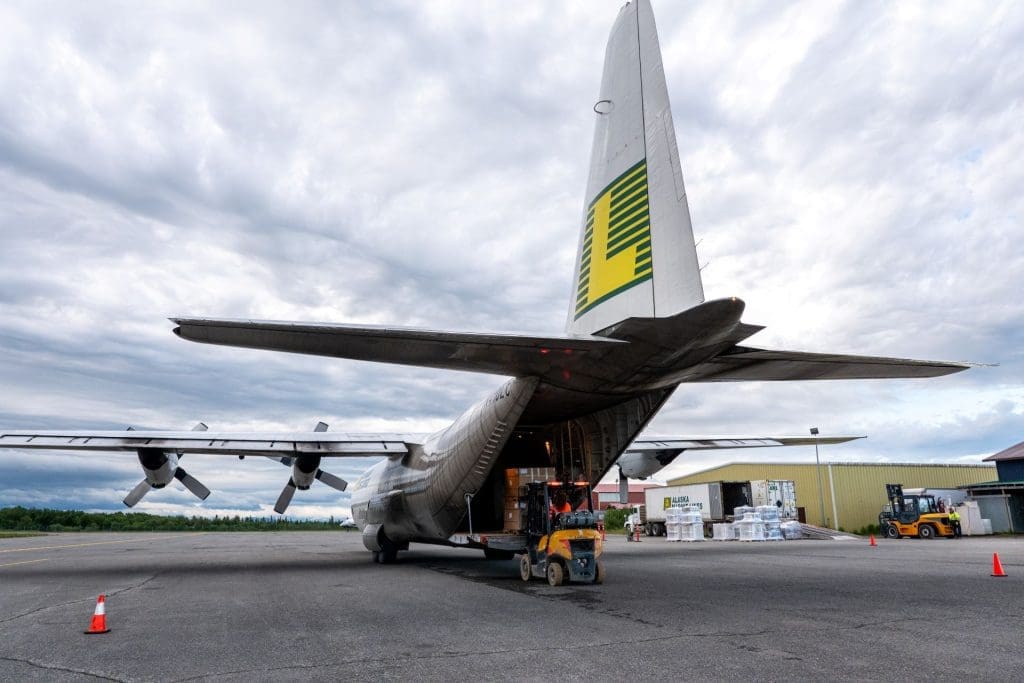 Ship temperature sensitive goods via air freight.