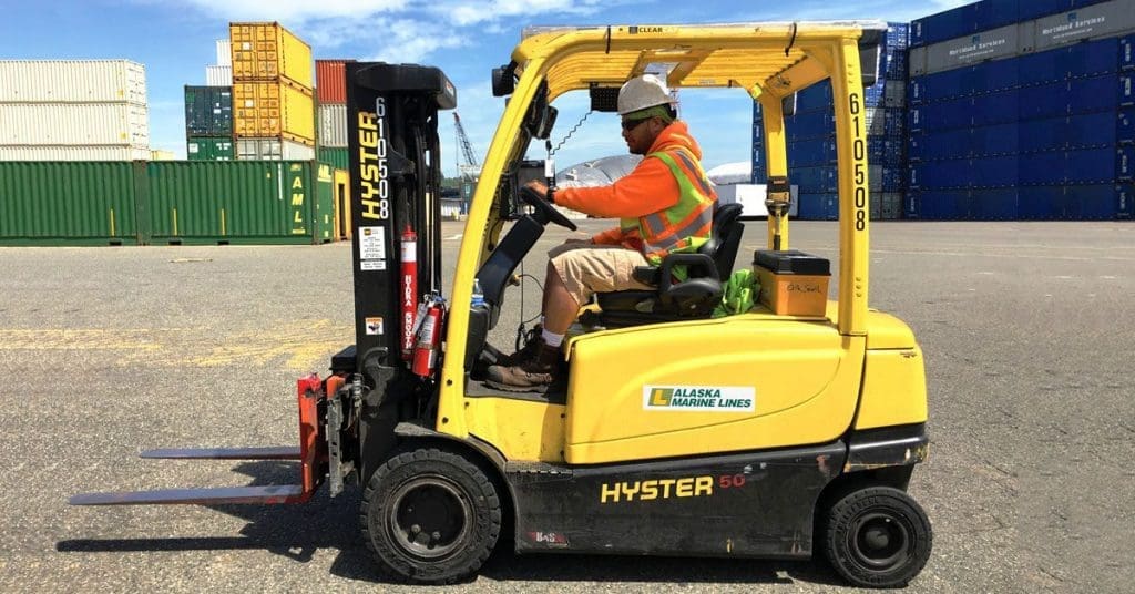 Electric forklift