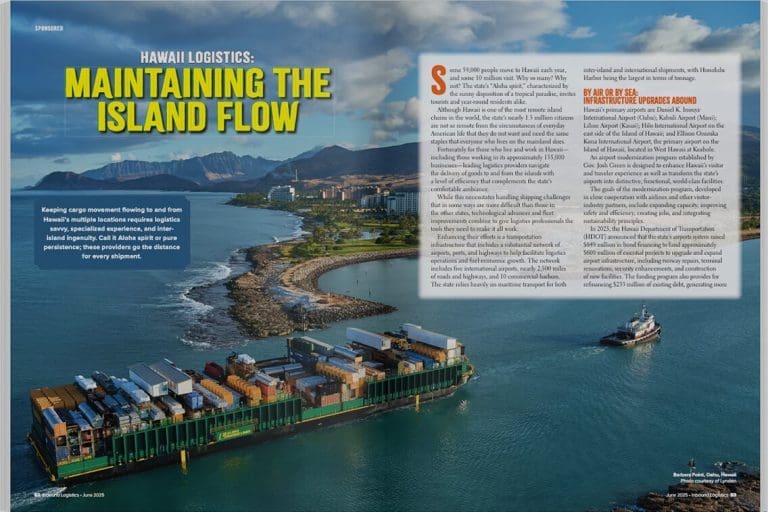 Article featuring Lynden shipping to Hawaii