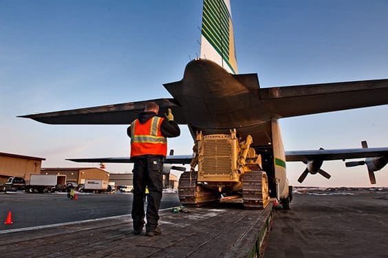 Air cargo service into remote locations.