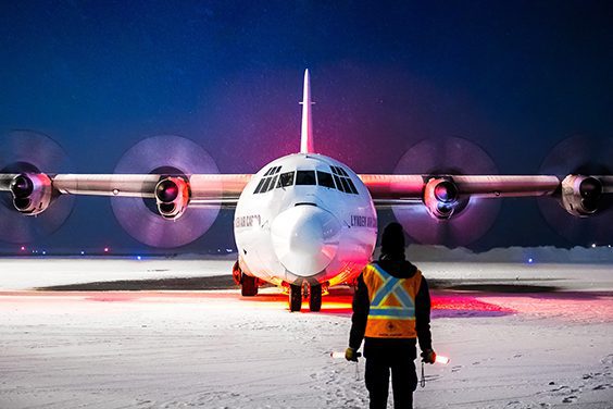 Hercules aircraft serving destinations around the world.