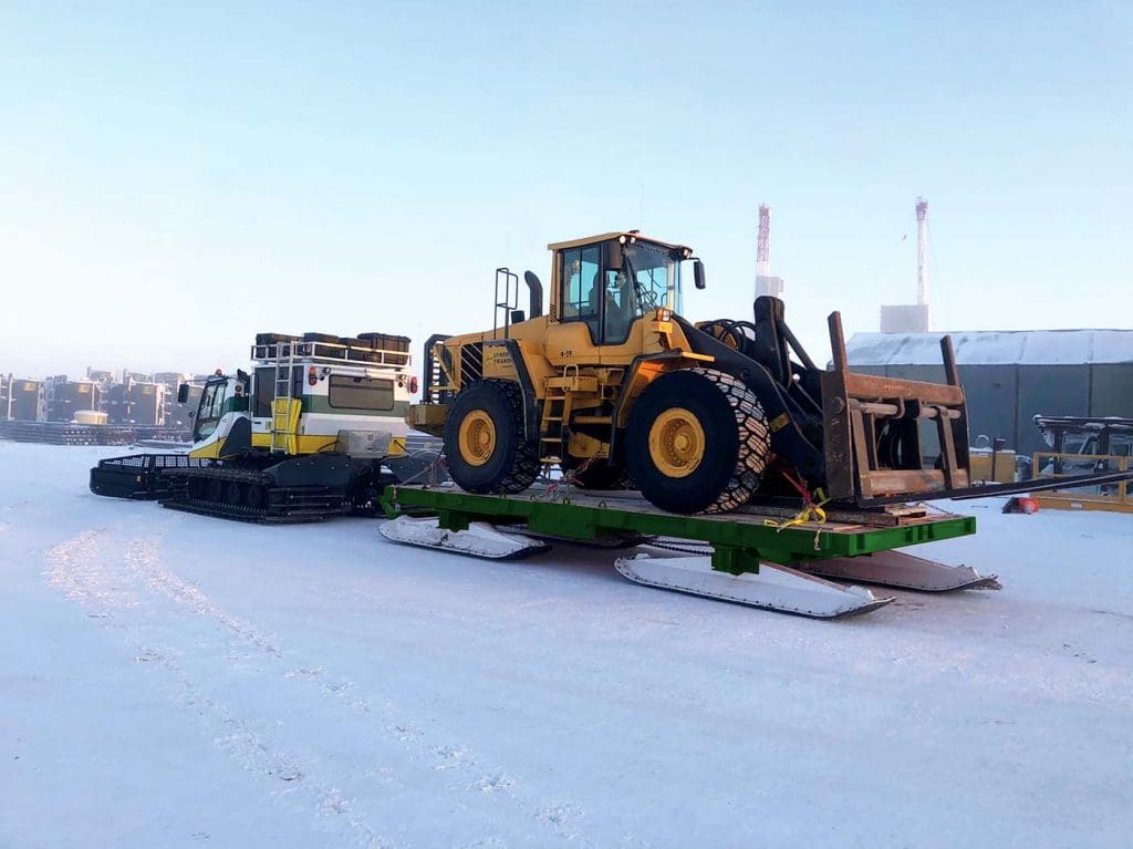 PistenBully snow cats delivering to remote destinations.