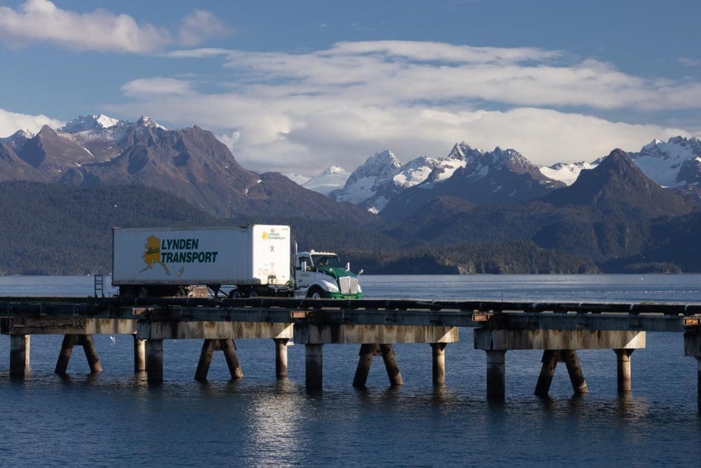 Shipping marine parts via ground and ocean services