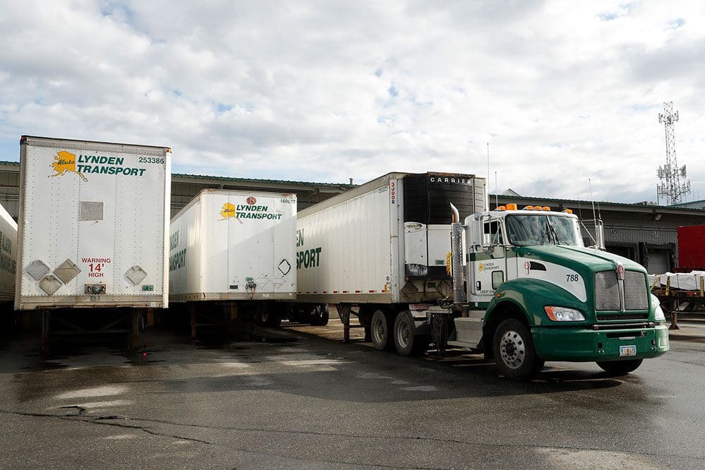 Shipping to the Central Alaska points of Cordova, Valdez, and Prudhoe Bay.