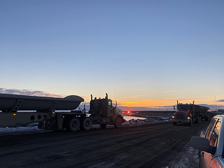 Construction equipment in Nome