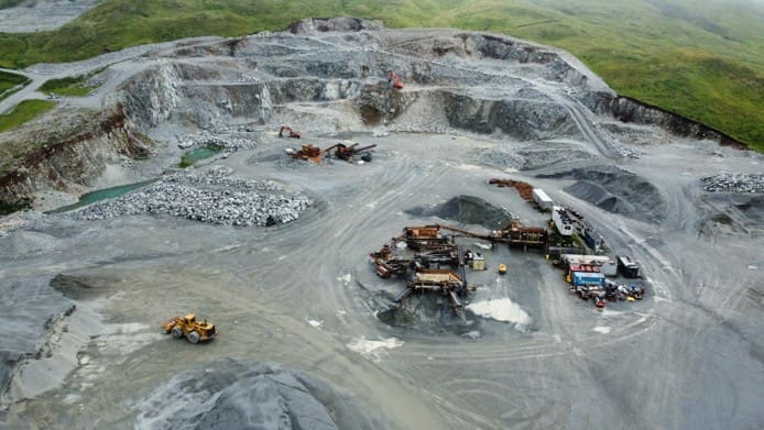 Aggregate (gravel), concrete, pavement, and riprap products in Unalaska, Alaska