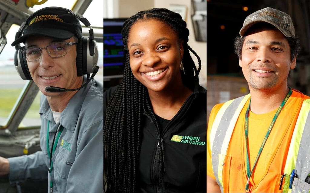 Lynden Air Cargo employees