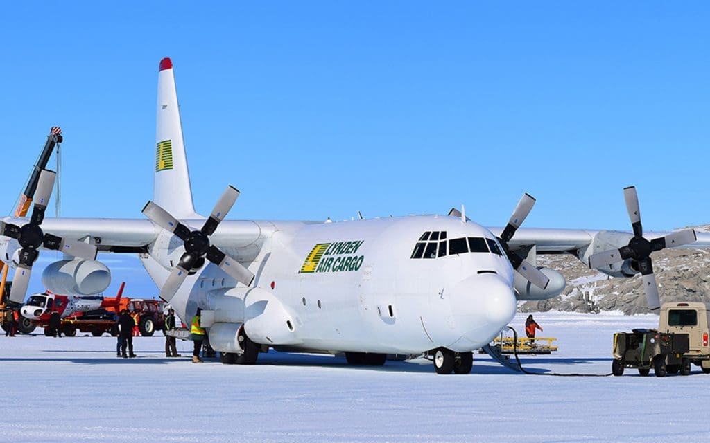 Lynden Air Cargo Hercules aircraft