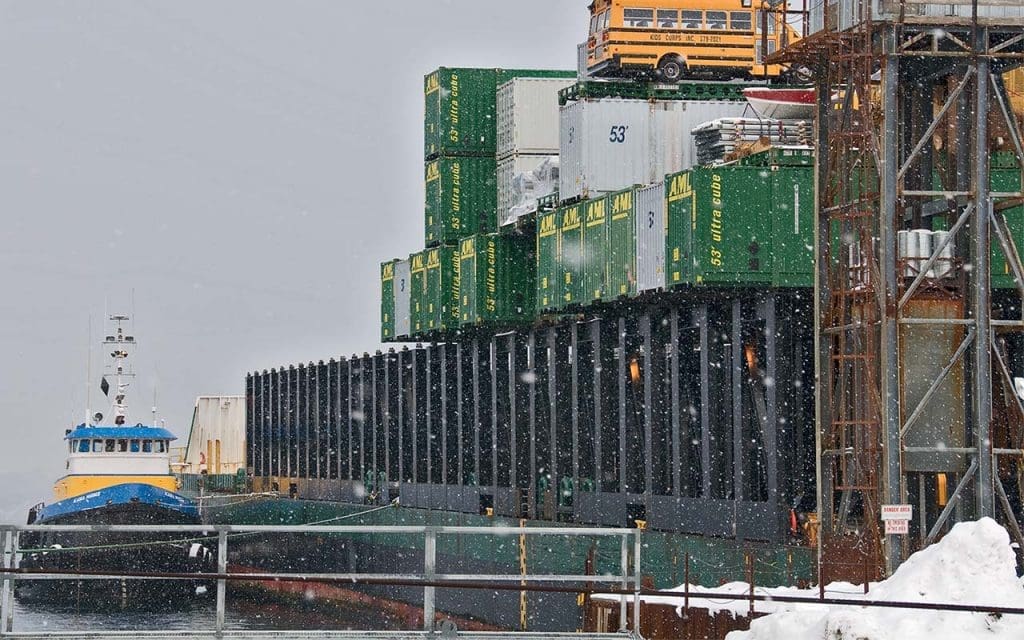 Barge Service to Whitehorse, Yukon