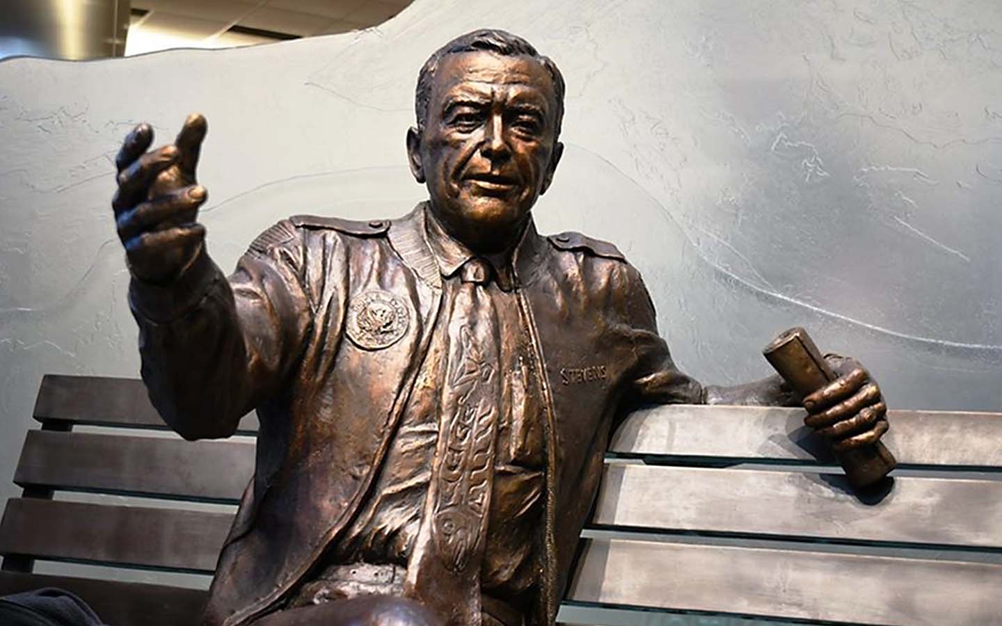 Donated the transportation of the late Alaska Senator Ted Stevens statue.