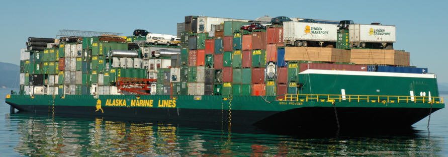 Alaska Marine Lines Barge