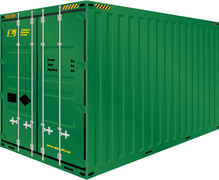 Alaska Marine Lines Dry Cargo Container