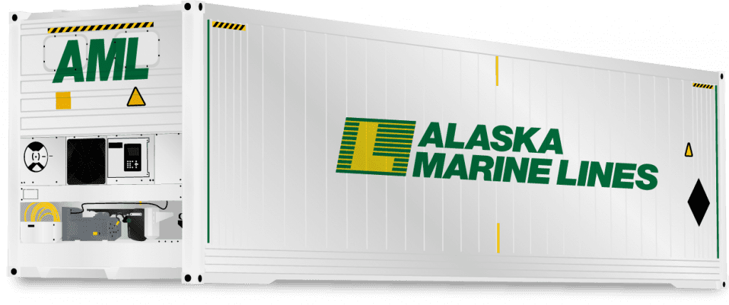 Alaska Marine Lines Refrigerated Container