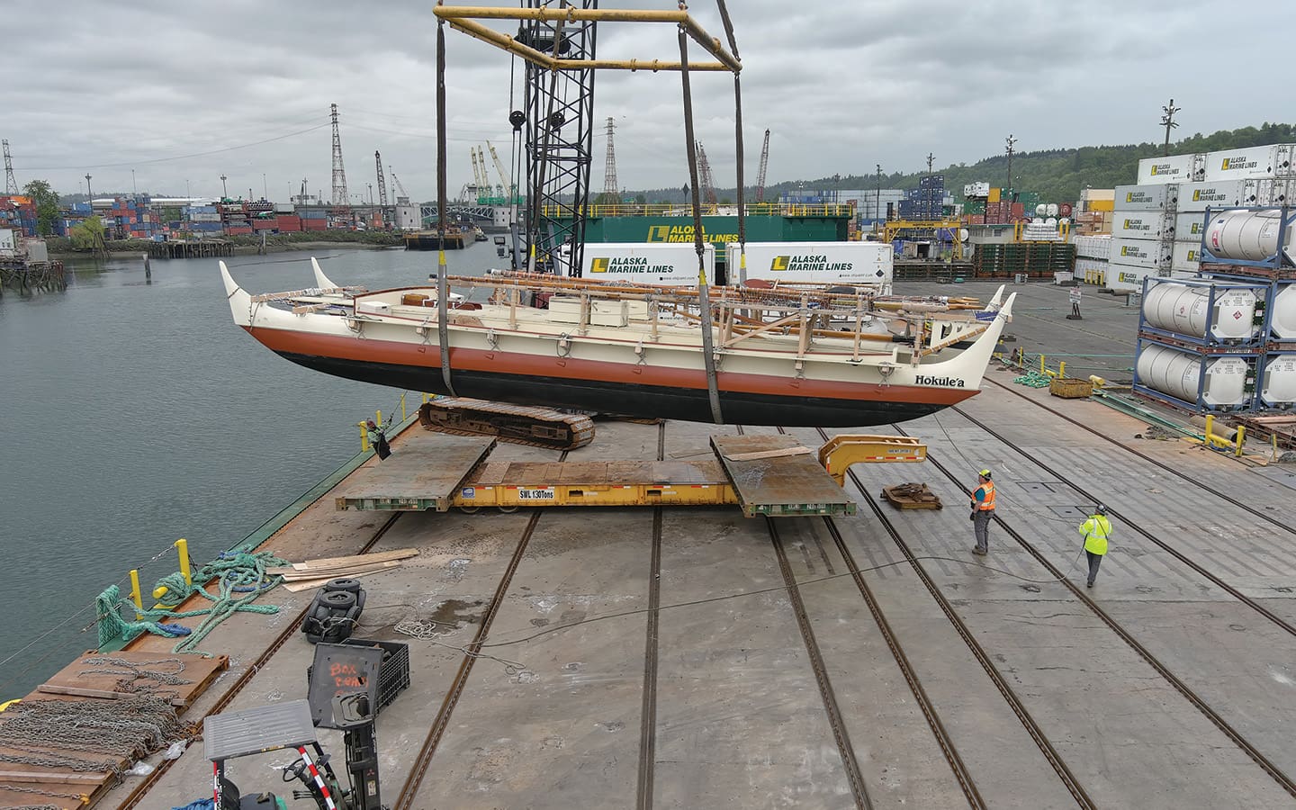 Alaska Marine Lines sponsoring the Polynesian Voyaging Society’s Moananuiākea Voyage