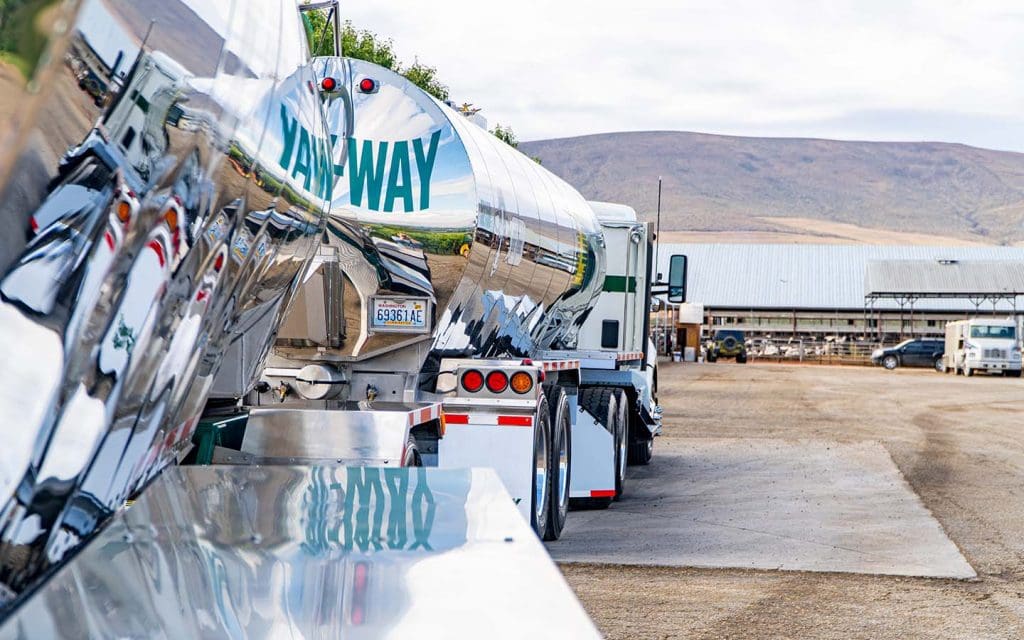 Leader in bulk milk hauling in the Pacific Northwest