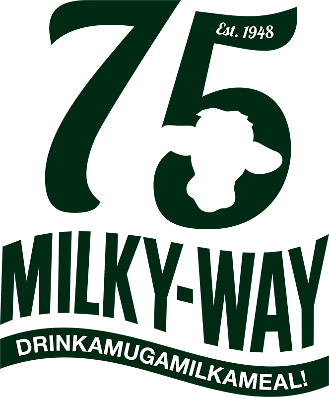 milky way 75th anniversary logo