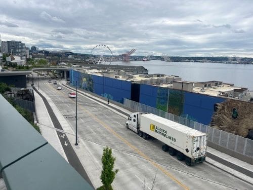 Lynden transports freight throughout the United States, including Seattle